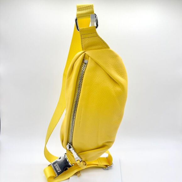 Aimee Kestenberg Handbags - Aimee Kestenberg | Lemon Milan Leather Bum Bag | Crossbody/Sling | MSRP $128